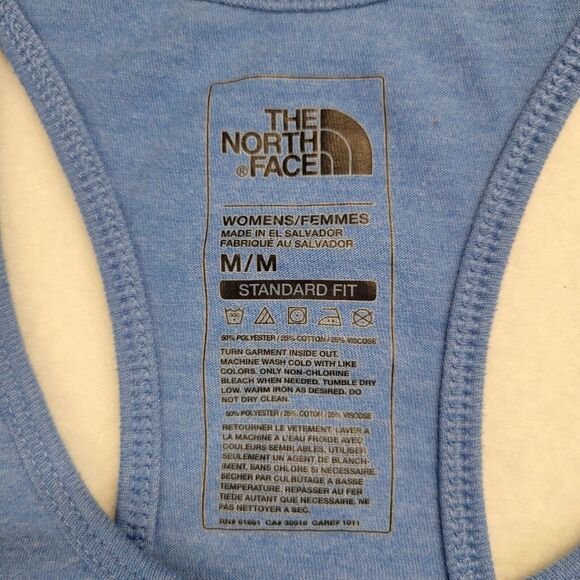 The North Face Never Stop Exploring Blue Tank Top Women's Size Medium - Picture 3 of 8